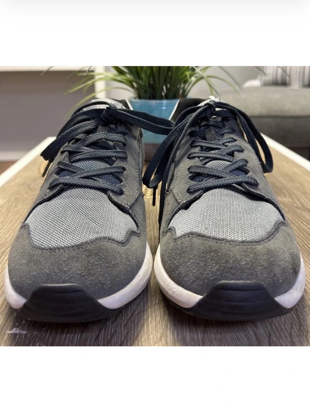MBT 1997 Classic II Sneakers Dark Gray Suede Mesh Size 10
